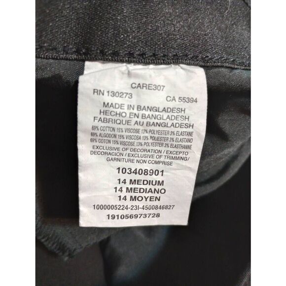 Lee Pants Ladies 14 Bootcut Mid Rise Black - Picture 7 of 8